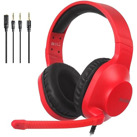 Golden Discs Accessories Sades Gaming Headset-Spirits SA-721 RED - Red [Accessories]