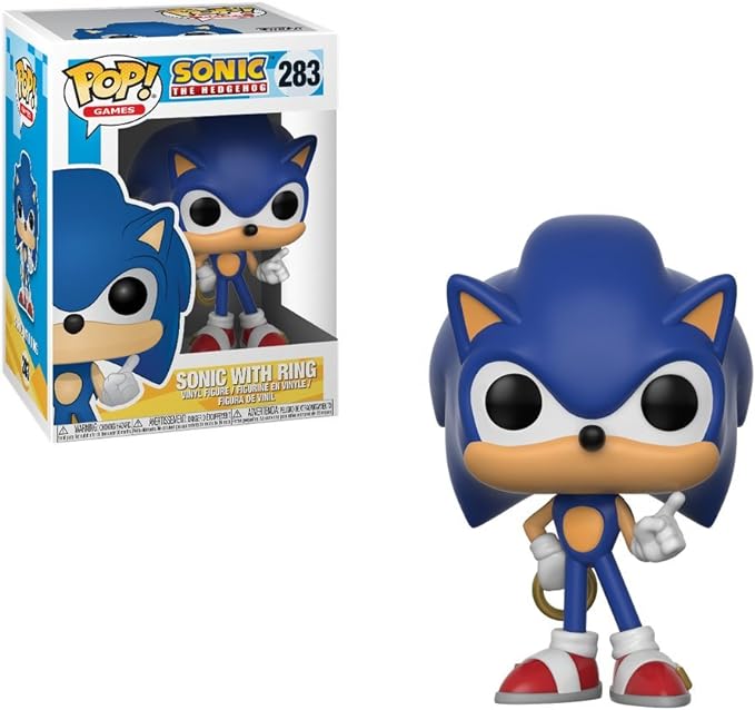 Golden Discs Toys Funko POP! Games Sonic the Silver Hedgehog Sonic With Ring [Toys]