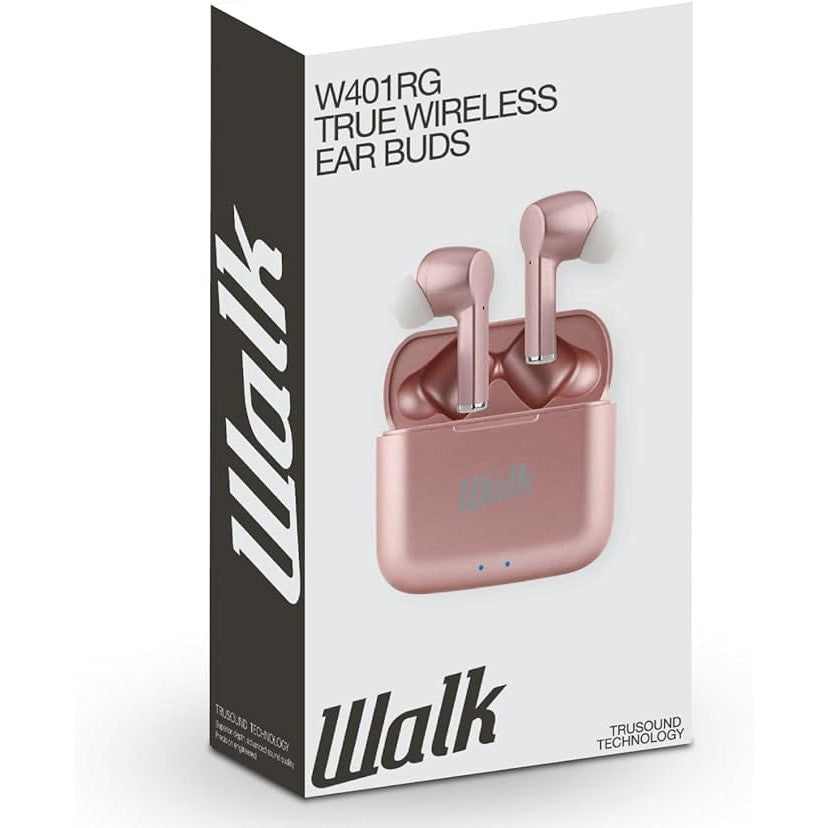 Golden Discs Accessories Walk W401RG Audio TWS Earphones (Rose Gold) [Accessories]