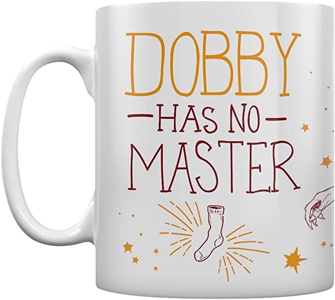 Golden Discs Mugs Harry Potter Ceramic Mug with Dobby Illustration in Presentation Box [Mug]