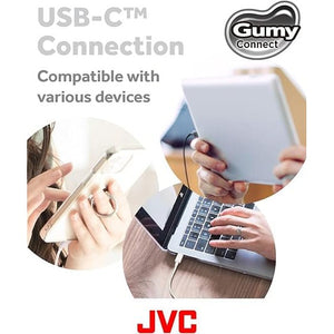 Golden Discs Accessories JVC HA-FR9UC-B Gumy Connect USB-C™ Earphones, Black [Accessories]