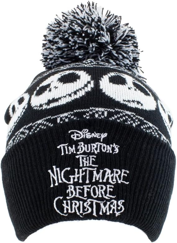 Golden Discs Posters & Merchandise The Nightmare Before Christmas Beanie Pom-Basic Snow [Hat]
