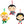 DC Comics Set Of 3 Christmas Ornaments  - Superman & Wonder Woman & Aquaman [Posters & Merchandise]