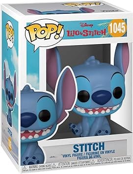 Golden Discs Toys Funko POP! Disney: Smiling Seated Stitch - Lilo and Stitch [Toys]