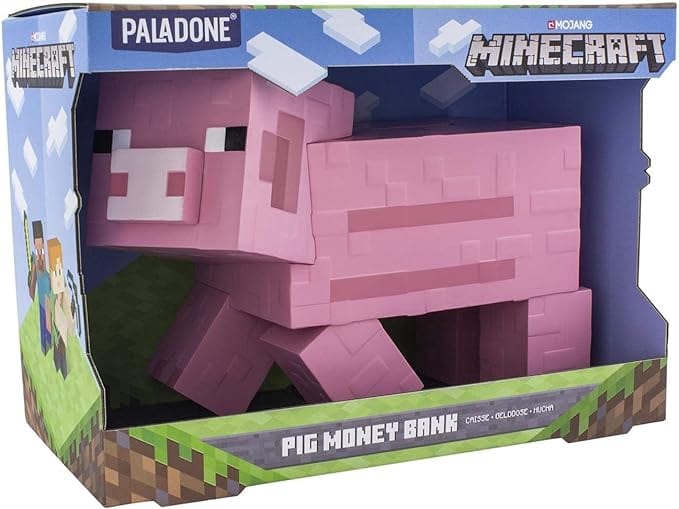 Golden Discs Posters & Merchandise Minecraft Pig Money Bank 19cm - Pink [Posters & Merchandise]