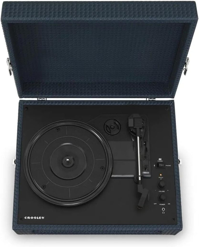 Golden Discs Tech & Turntables Crosley Voyager Portable Bluetooth Turntable - Navy [Tech & Turntables]