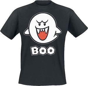 Golden Discs T-Shirts Super Mario Men's Nintendo Boo - Large [T-Shirts]