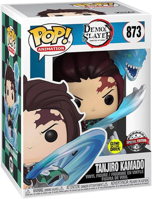 Funko POP! Anime: Demon Slayer - Tanjiro Kamado with Dragon (Glow in the Dark) [Toys]