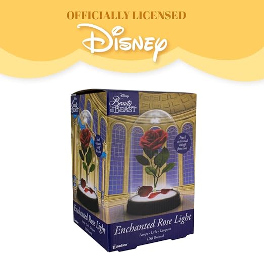 Golden Discs Posters & Merchandise Beauty and the Beast Enchanted Rose Light [Lamp]