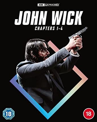 Golden Discs 4K Blu-Ray John Wick 1 to 4 -  Chad Stahelski [4K UHD]