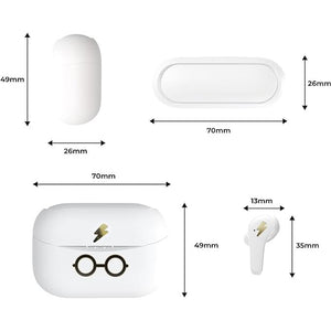 Golden Discs Accessories Harry Potter TWS Wireless Earphones with Charging Case [Accessories]