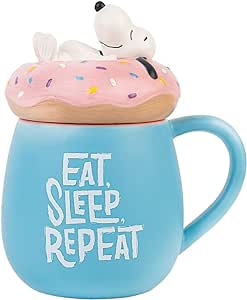 Golden Discs Posters & Merchandise Snoopy 3D Ceramic with Lid [Mug]