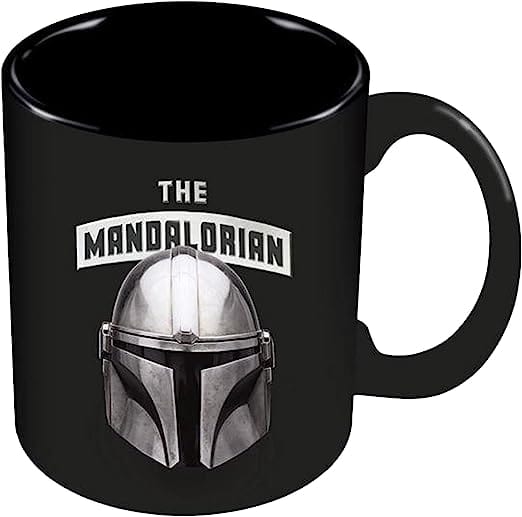 Golden Discs Posters & Merchandise Star Wars: The Mandalorian (Beskar Helmet Design) 11oz [Mug]