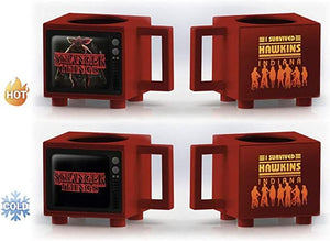 Golden Discs Mugs Stranger Things 3-D Shaped Heat Changing Mug in Retro TV Design [Mug]
