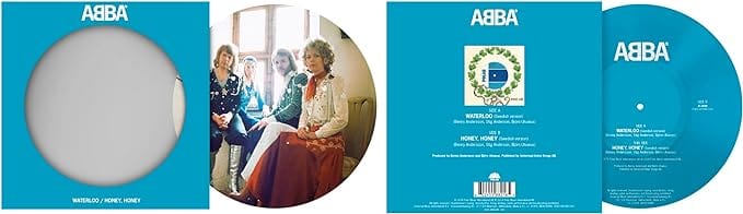 Golden Discs VINYL Waterloo (Swedish)/Honey, Honey (Swedish) (7-inch Picture Disc) - ABBA [VINYL]