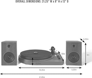 Crosley T160 Record Player With Speakers [Tech & Turntables]