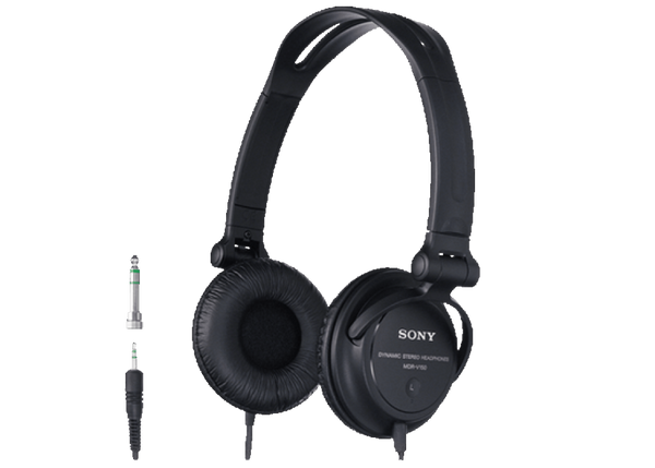 Sony MDR-V150 Monitor Series Headphones, Black [Accessories