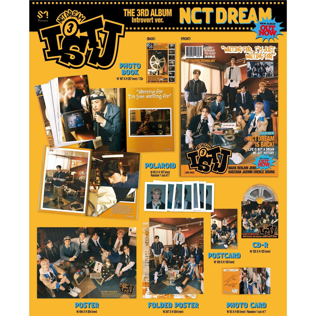 Golden Discs CD ISTJ: Photobook Version (Introvert Ver./Extrovert Ver.) - NCT Dream [CD]