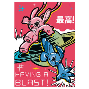 Stitch (Having A Blast) Print A6 [Postcard]