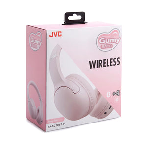 JVC Gumy Peony Pink Bluetooth Headphones [Accessories]
