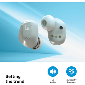 Sennheiser Accentum True Wireless Noise-Cancelling Headphones - White [Accessories]