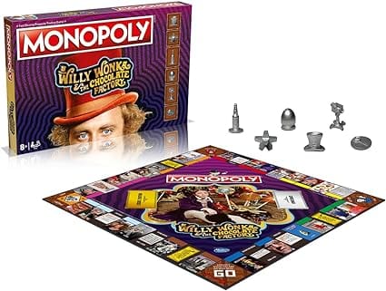 Golden Discs Toys Willy Wonka and the Chocolate Factory Monopoly Board Game [Toys]