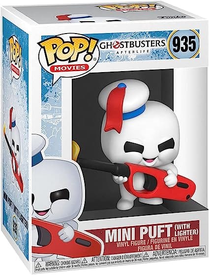 Golden Discs Posters & Merchandise Funko POP! Movies: Ghostbusters: Afterlife-Mini Puft With Lighter [Toys]
