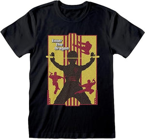 Golden Discs T-Shirts Bruce Lee Enter The Dragon Unisex - Large [T-Shirts]