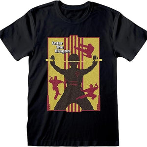 Golden Discs T-Shirts Bruce Lee Enter The Dragon Unisex - Medium [T-Shirts]