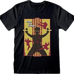 Golden Discs T-Shirts Bruce Lee Enter The Dragon Unisex - Small [T-Shirts]