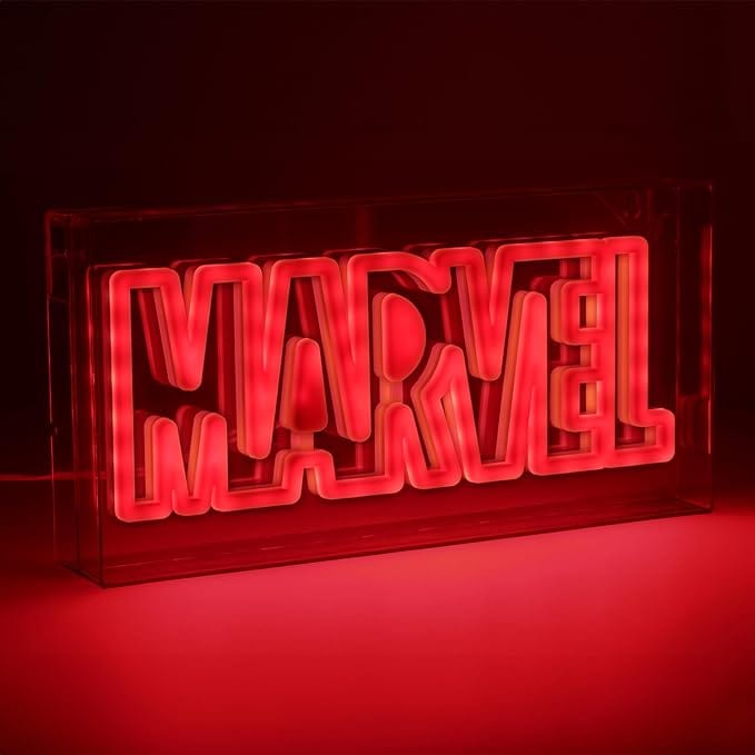 Golden Discs Posters & Merchandise Marvel LED Neon Light [Lamp]