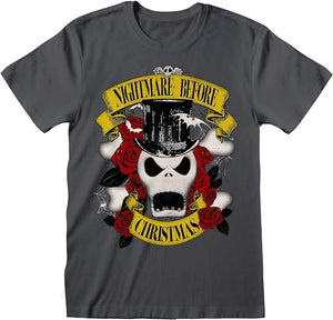 Golden Discs T-Shirts Nightmare Before Christmas Top Hat Jack, Black - Medium [T-Shirts]