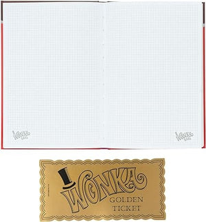 Golden Discs Posters & Merchandise Willy Wonka Premium A5 Notebook [Notebook]