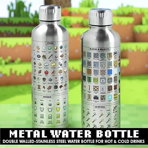 Golden Discs Posters & Merchandise Minecraft metal water [Bottle]