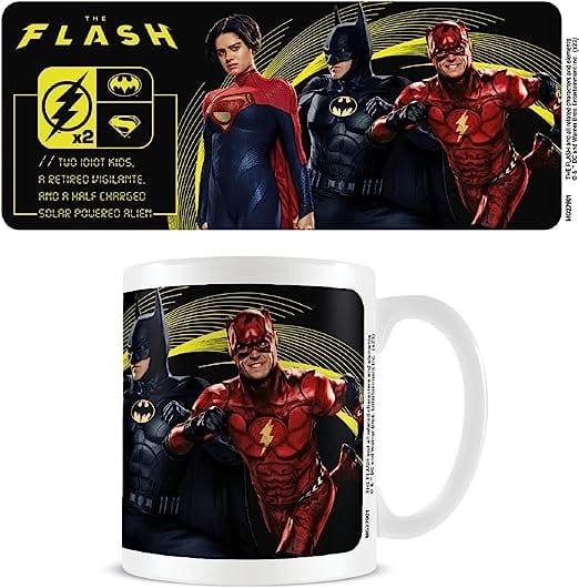 Golden Discs Posters & Merchandise The Flash Mug (Three Heroes Design) 11oz Coffee [Mug]