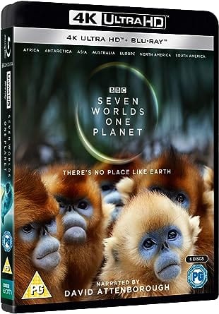 Golden Discs 4K Blu-Ray Seven Worlds, One Planet [4K UHD]