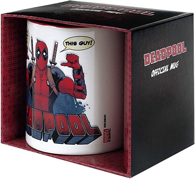 Golden Discs Posters & Merchandise Deadpool (2 Thumbs) Red Inner [Mug]