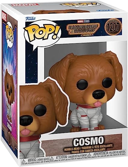 Golden Discs Posters & Merchandise Funko POP! Vinyl: Marvel - Guardians Of The Galaxy 3 - Cosmo The Space Dog [Toys]