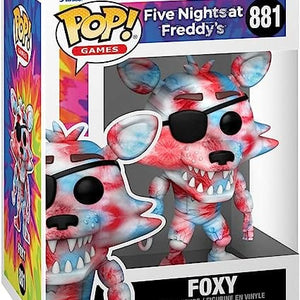 Golden Discs Posters & Merchandise Funko POP! Games: Five Nights At Freddy's (FNAF) TieDye - Foxy [Toys]