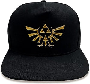 Golden Discs Posters & Merchandise Zelda Cap Hyrule Symbol (One Size) Black [Hat]