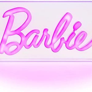 Golden Discs Posters & Merchandise Barbie Logo - Lamp LED Neon Pink Sign [Lamp]