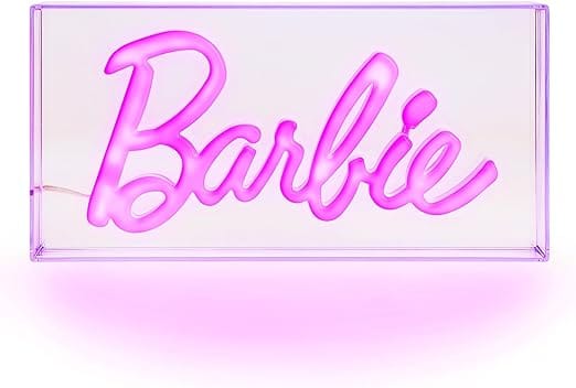 Golden Discs Posters & Merchandise Barbie Logo - Lamp LED Neon Pink Sign [Lamp]