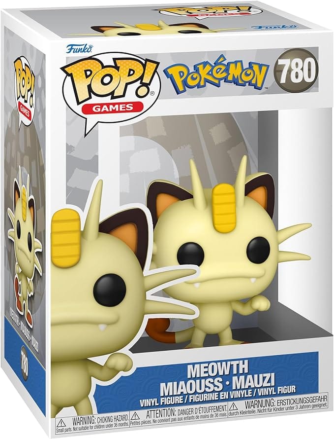 Golden Discs Toys Funko POP! Games: Pokemon - Meowth [Toys]