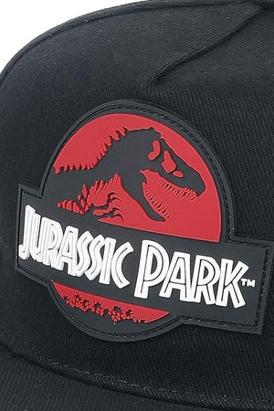 Golden Discs Posters & Merchandise Jurassic Park Red logo Black Cap [Hat]