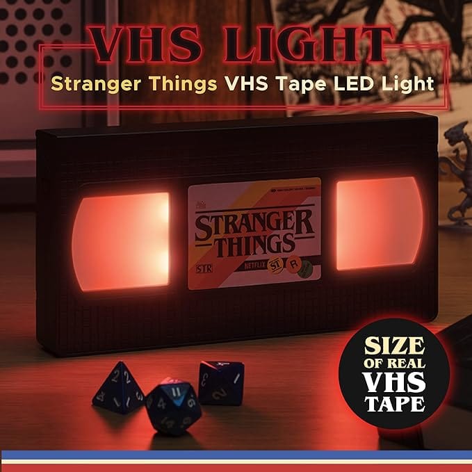 Golden Discs Posters & Merchandise Stranger Things VHS Logo Light [Lamp]