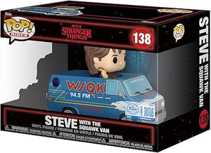 Funko POP! Rides Deluxe: Stranger Things - Steve with the Squawk Van [Toys]