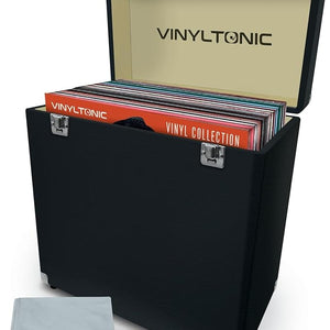 Golden Discs Accessories VINYL TONIC 12" Vinyl LP Storage Case (Black) [Accessories]