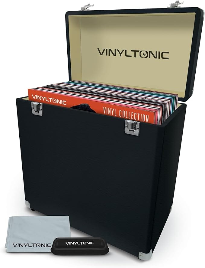 Golden Discs Accessories VINYL TONIC 12" Vinyl LP Storage Case (Black) [Accessories]