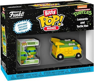 Bitty Pop! Rides Leonardo with Turtles Van [Toys]