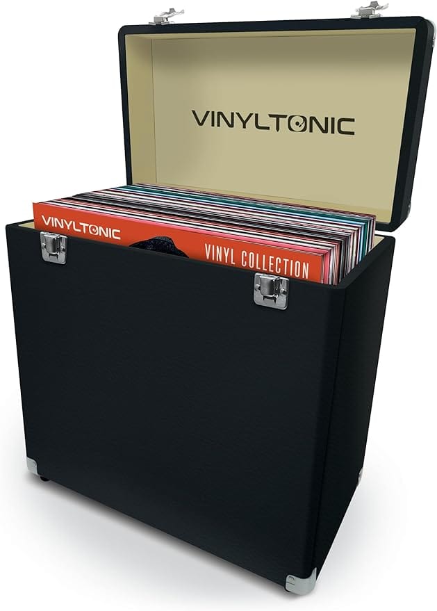 Golden Discs Accessories VINYL TONIC 12" Vinyl LP Storage Case (Black) [Accessories]